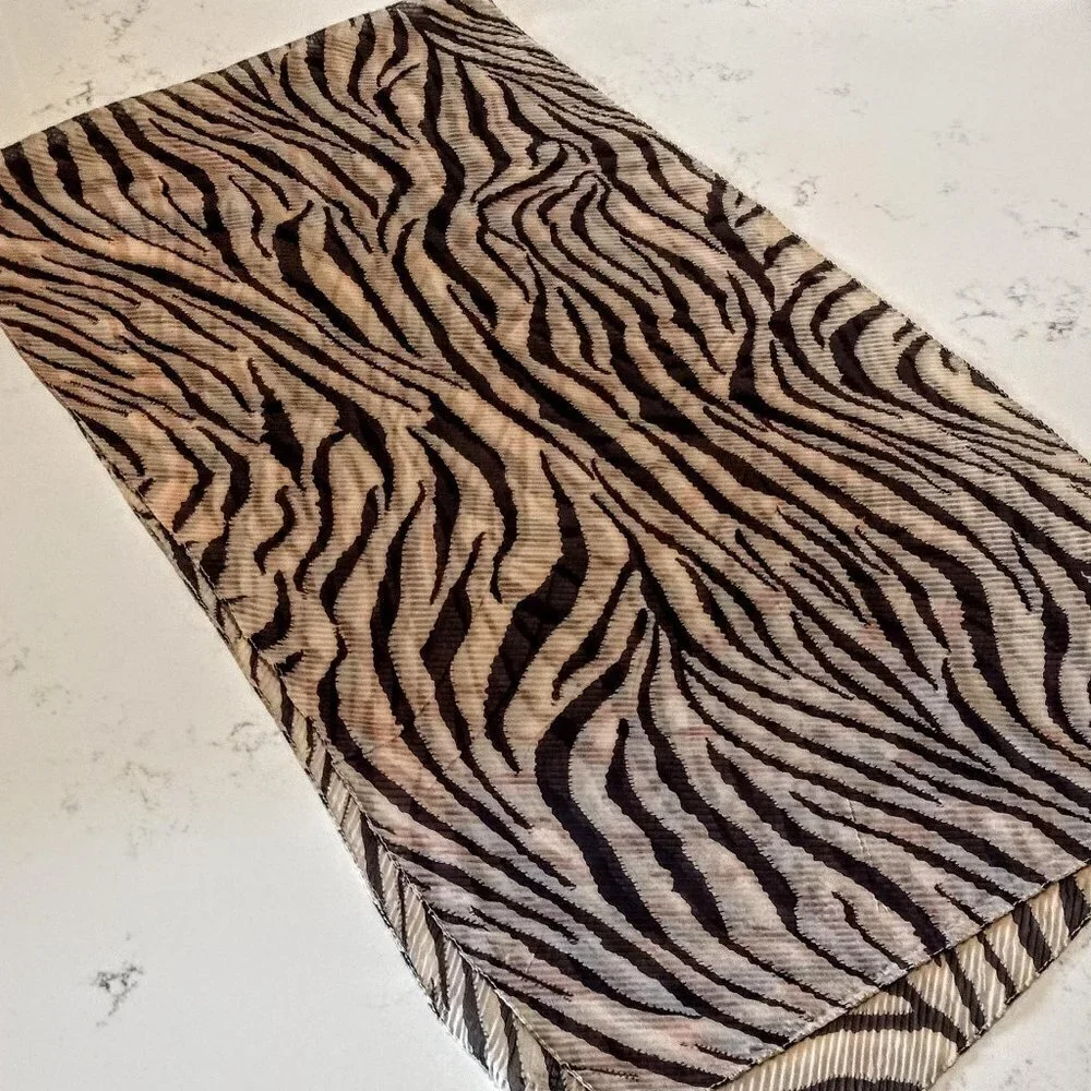 Vintage Glentex Animal Print Scarf
